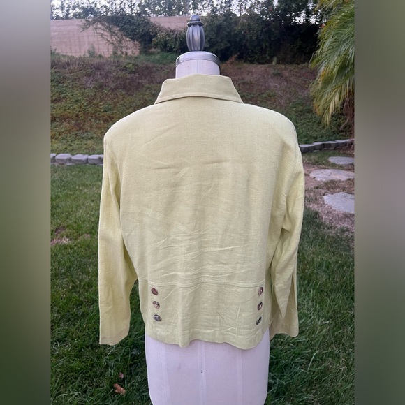 Vintage CLIO Button-Up Long Sleeve Blouse - Picture 3 of 6